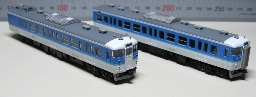 JR東日本115系長野色(N50)編成ﾘﾆｭｰｱﾙ2両編成ﾀｲﾌﾟ2 完成画像